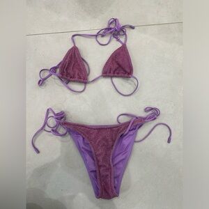 TRIANGL Purple Bikini Set